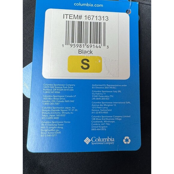 Columbia Womens Size Small Black Capri UPF 50 Active Fit Anytime Casual Pant New - Picture 12 of 12